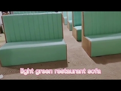 Sofá de cuero para restaurante de doble cara